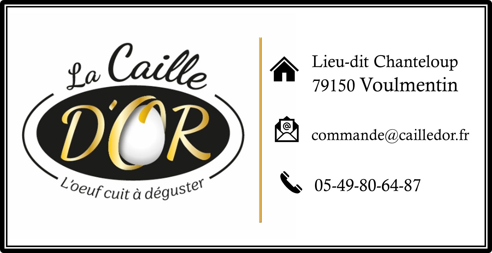 Logo LA CAILLE D'OR